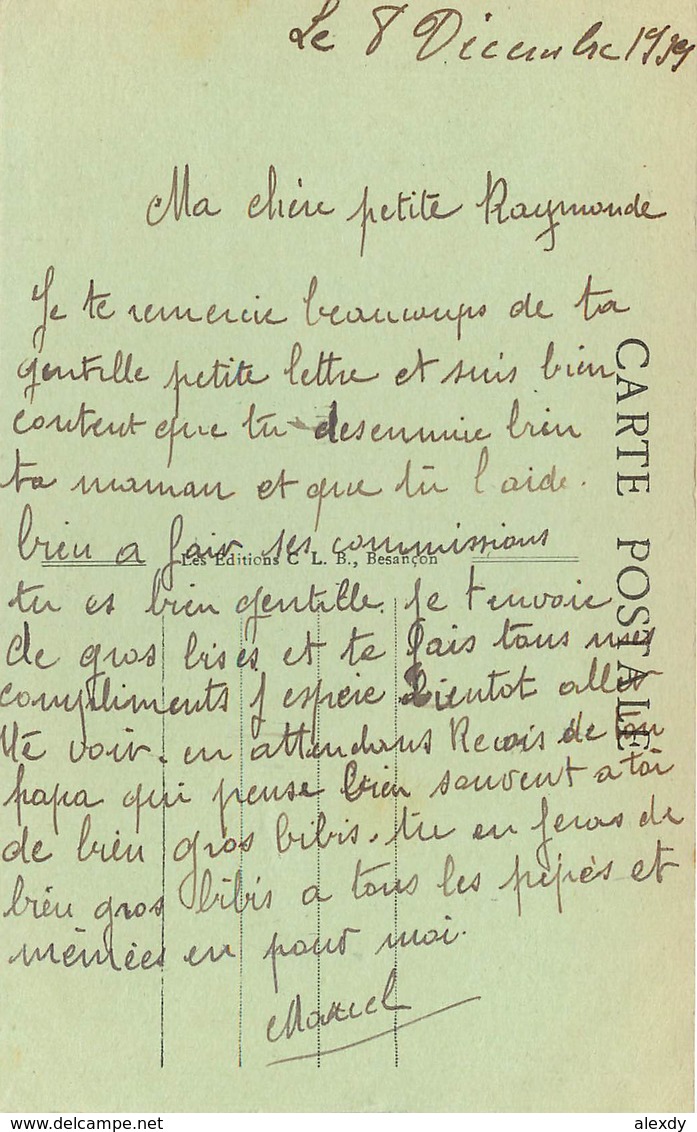 WW 25 DOMPIERRE-LES-TILLEULS. Maison Patoz 1939 - Autres & Non Classés