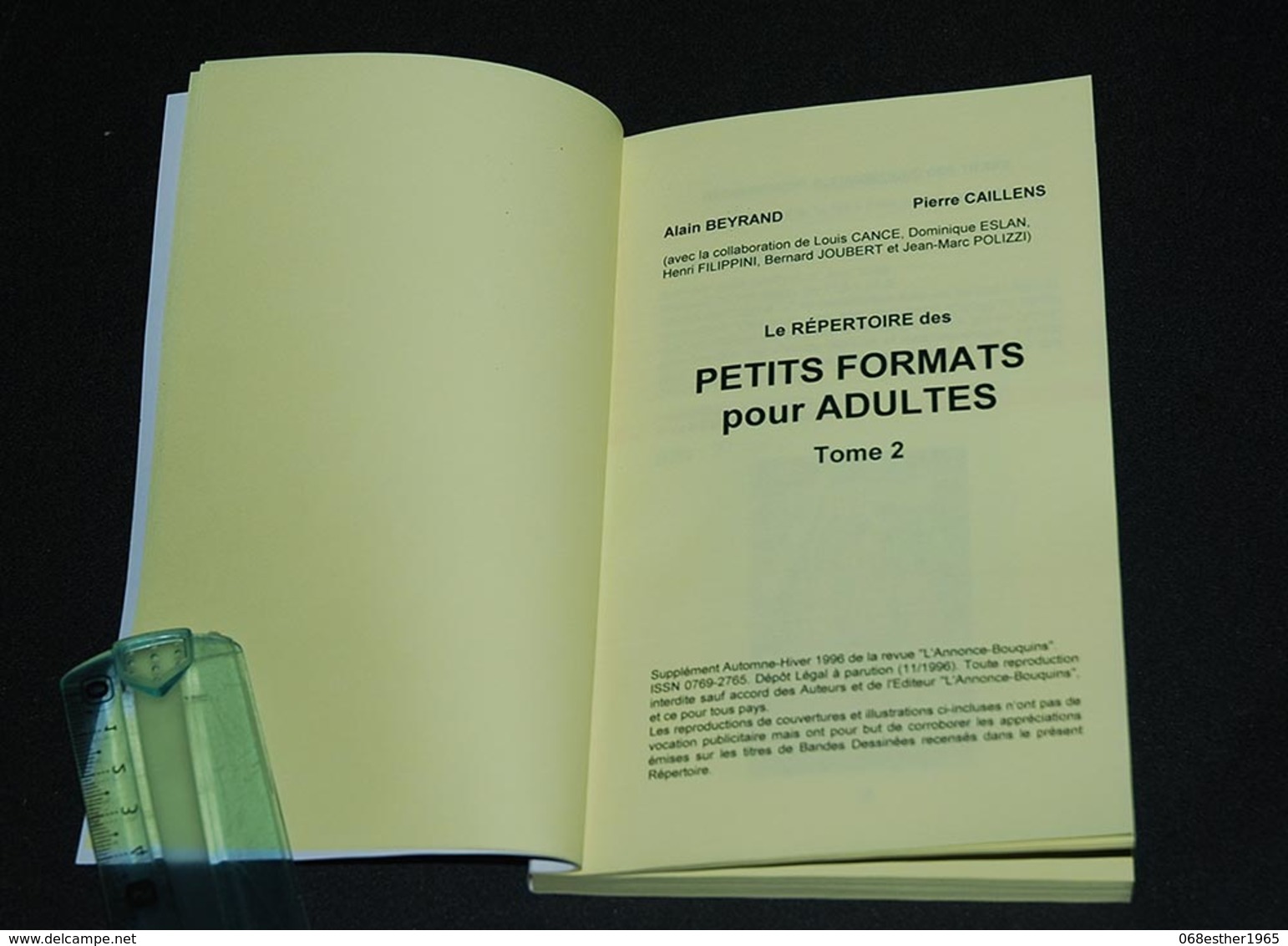 rare répertoire BD 2 tomes petits formats pour adultes par pierre caillens en couleur  **lire descriptif