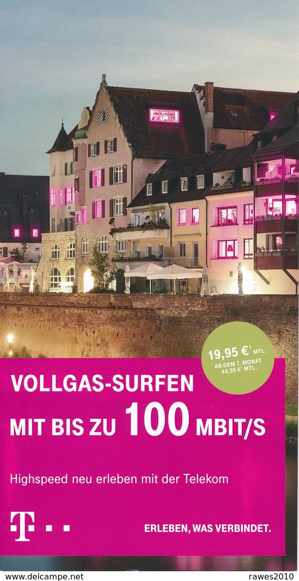 BRD Bonn Postwurfspezial 2019 Telekom Deutschland GmbH RS: Vollgas-Surfen Internet - Briefe U. Dokumente