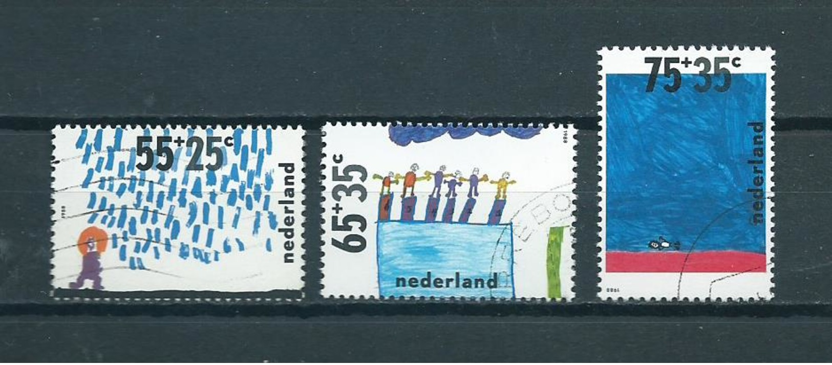 1988 Netherlands Complete Set Child Welfare Used/gebruikt/oblitere - Gebruikt