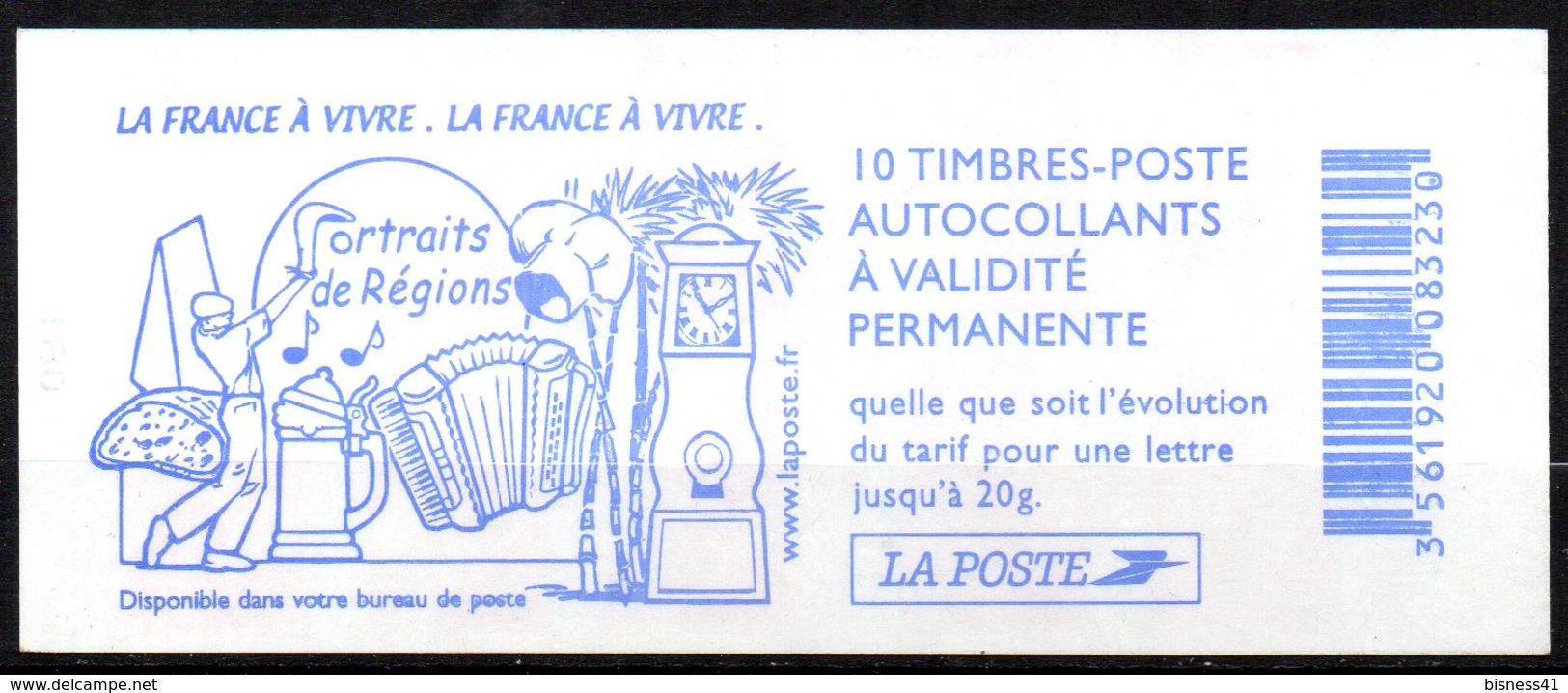 France Carnet Usage Courant Lamouche + N° Comptage + RE   N° 3744 C4 / C551 Neuf XX MNH - Autres & Non Classés