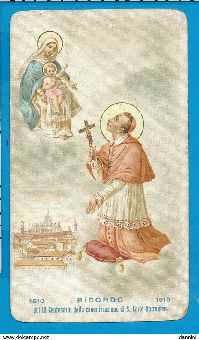 Holycard    St. Charles Borromeo - Images Religieuses