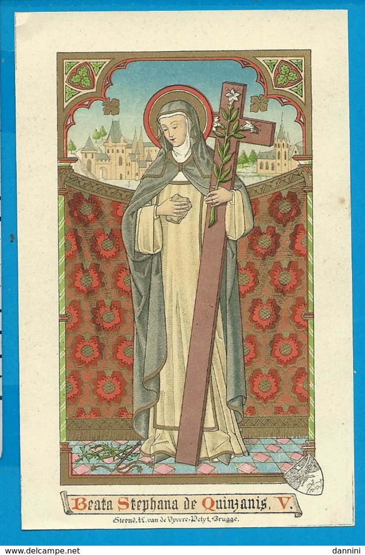 Holycard    B. Stephana De Quinzanis - Images Religieuses