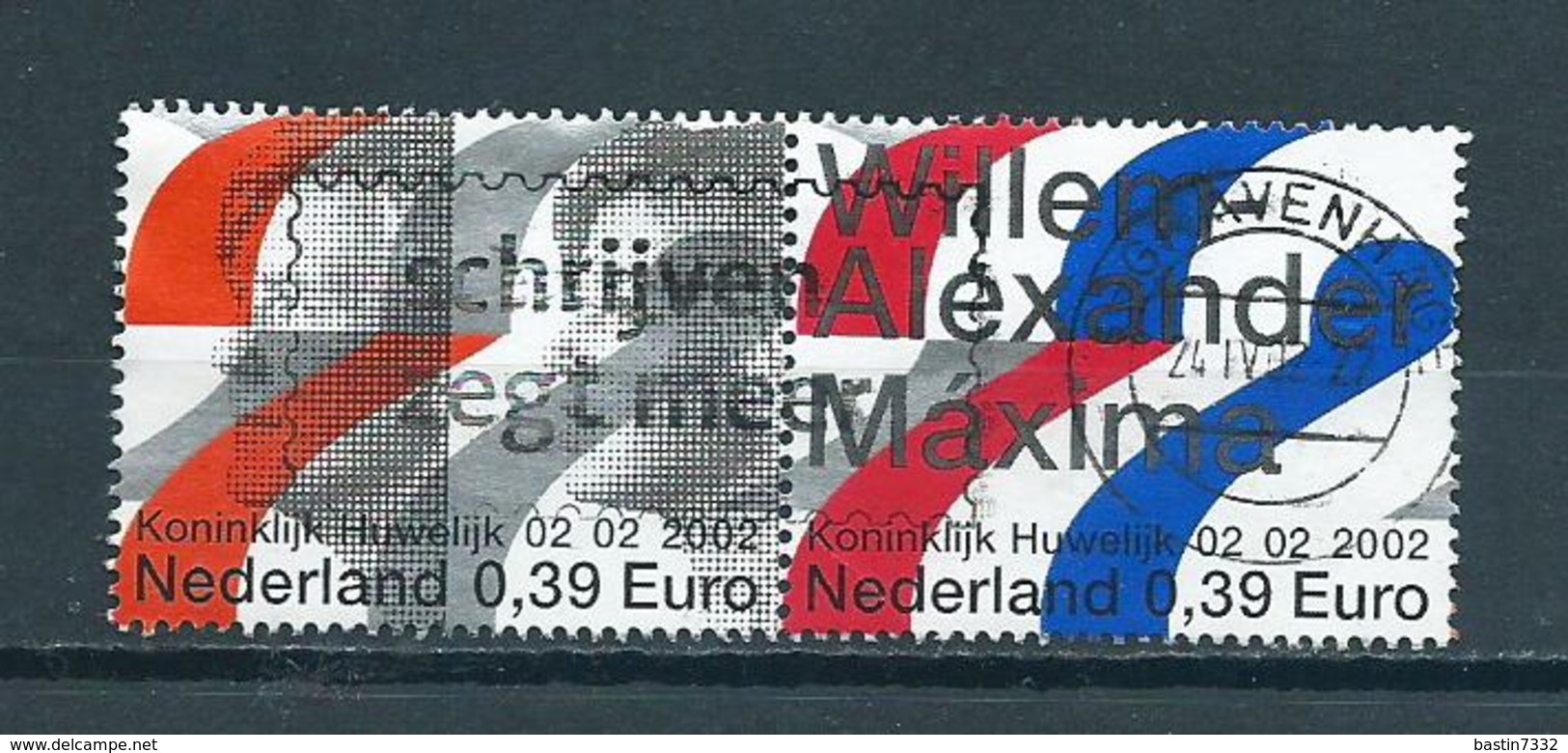 2002 Netherlands Complete Set Royal Wedding Used/gebruikt/oblitere - Gebruikt