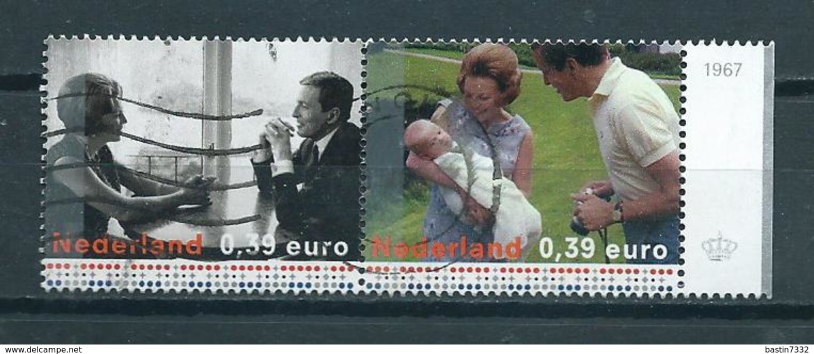 2003 Netherlands Pair Royal Family Used/gebruikt/oblitere - Gebruikt