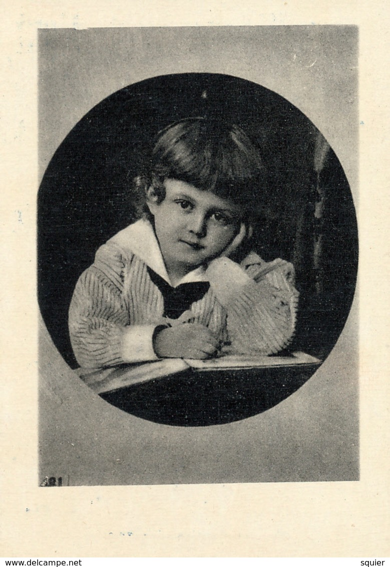 Early Advertisement Card,  Boy Writing, Werven V.d.Neut,Horlogemaker Rotterdam - Other & Unclassified