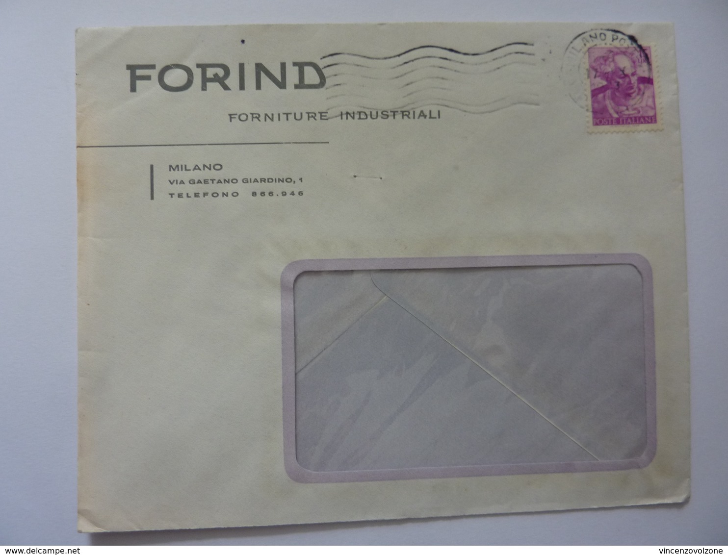 Busta Viaggiata Pubblicitaria "FORIND Forniture Industriali MILANO" 1963 - 1961-70: Storia Postale