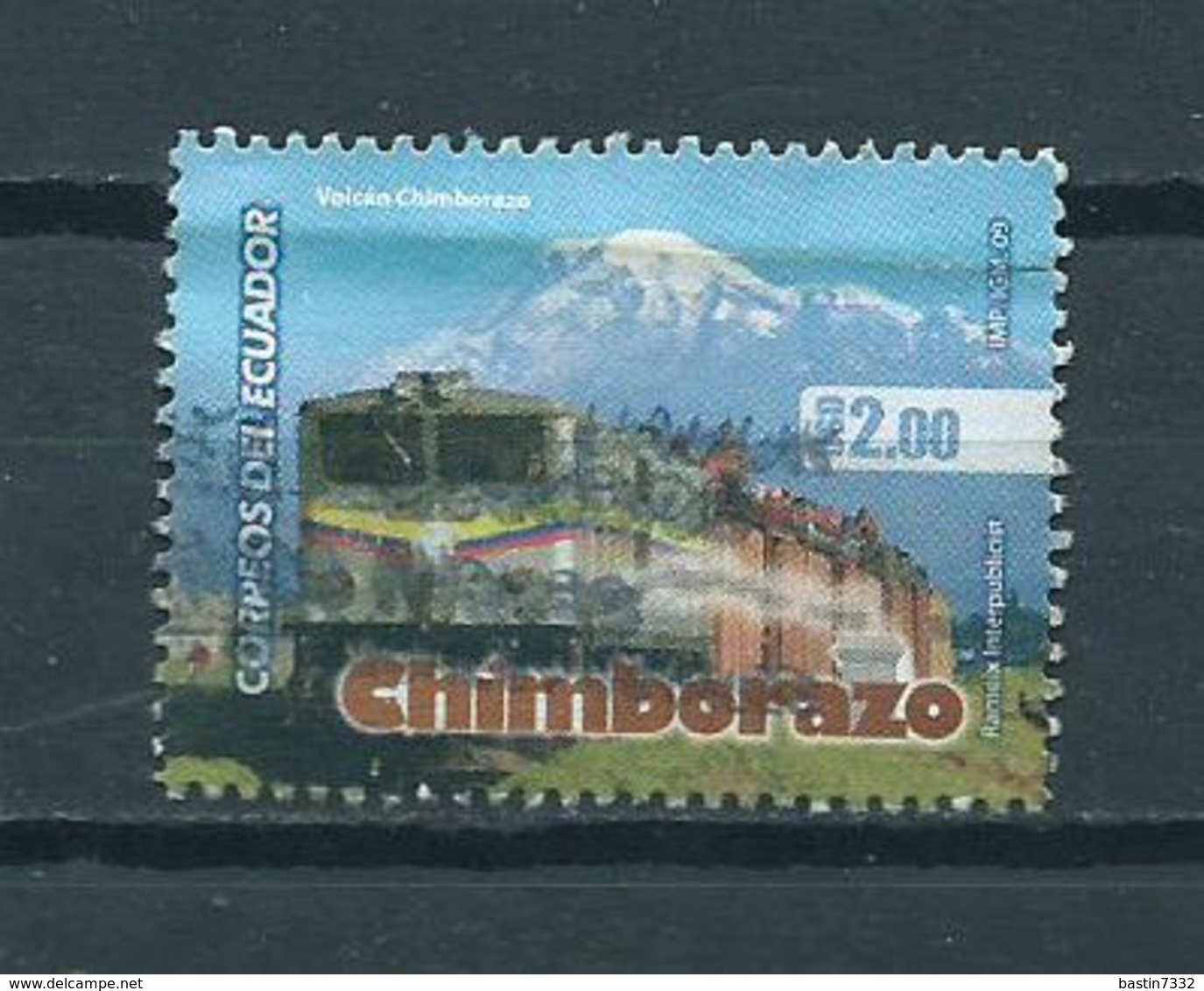 2009 Ecuador Chimborazo,railways,treinen,trains,zug Used/gebruikt/oblitere - Ecuador