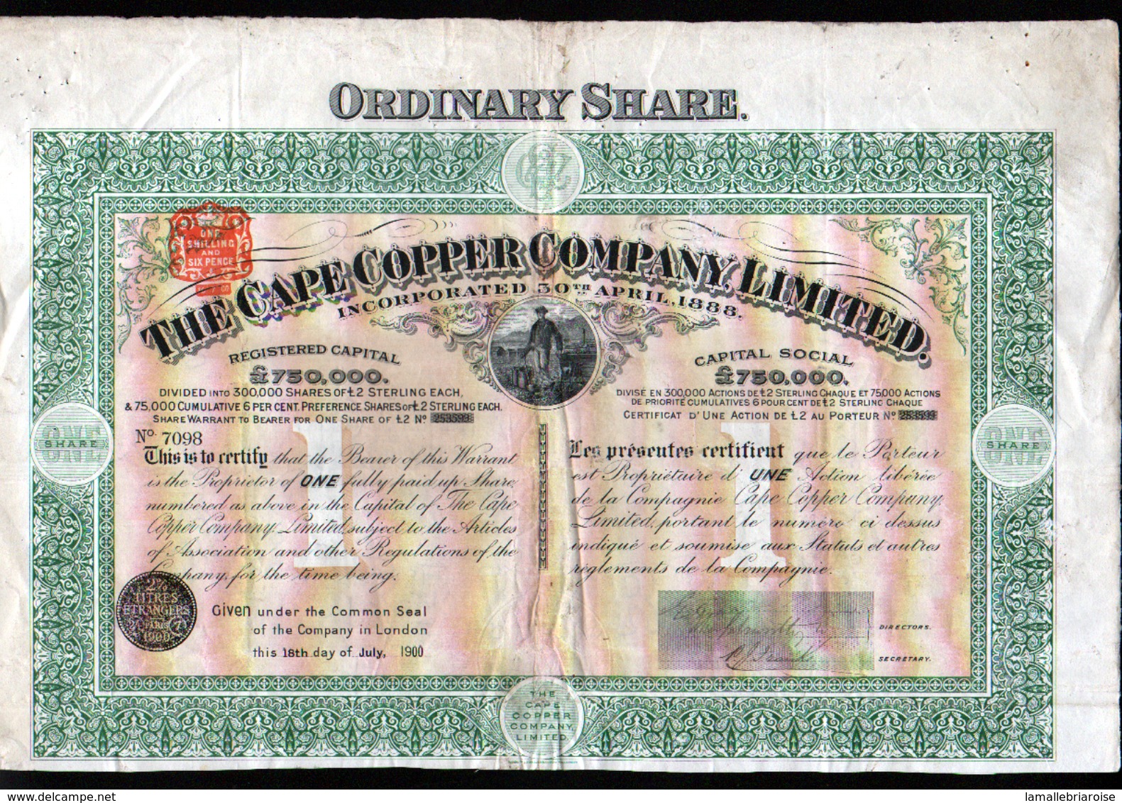 The Cape Copper Company Limited - Mines