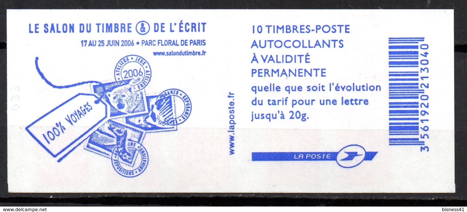 France Carnet Usage Courant Lamouche Carré Noir N° 3744 C9 / C558 Neuf XX MNH - Autres & Non Classés