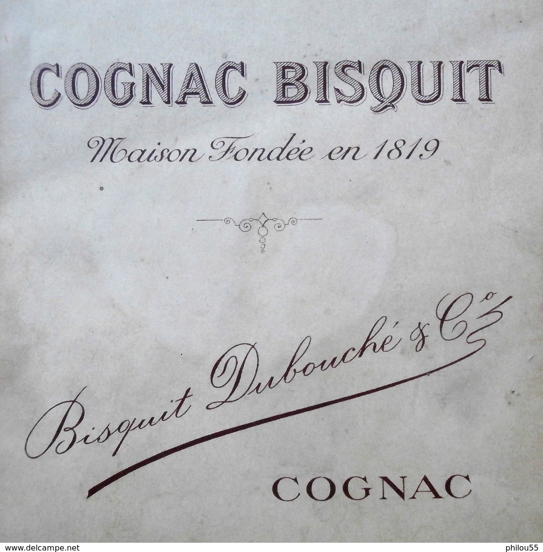 Carnet Publicitaire  COGNAC BISQUIT DUBOUCHE & Cie  BRIDGE  Etat - Publicités