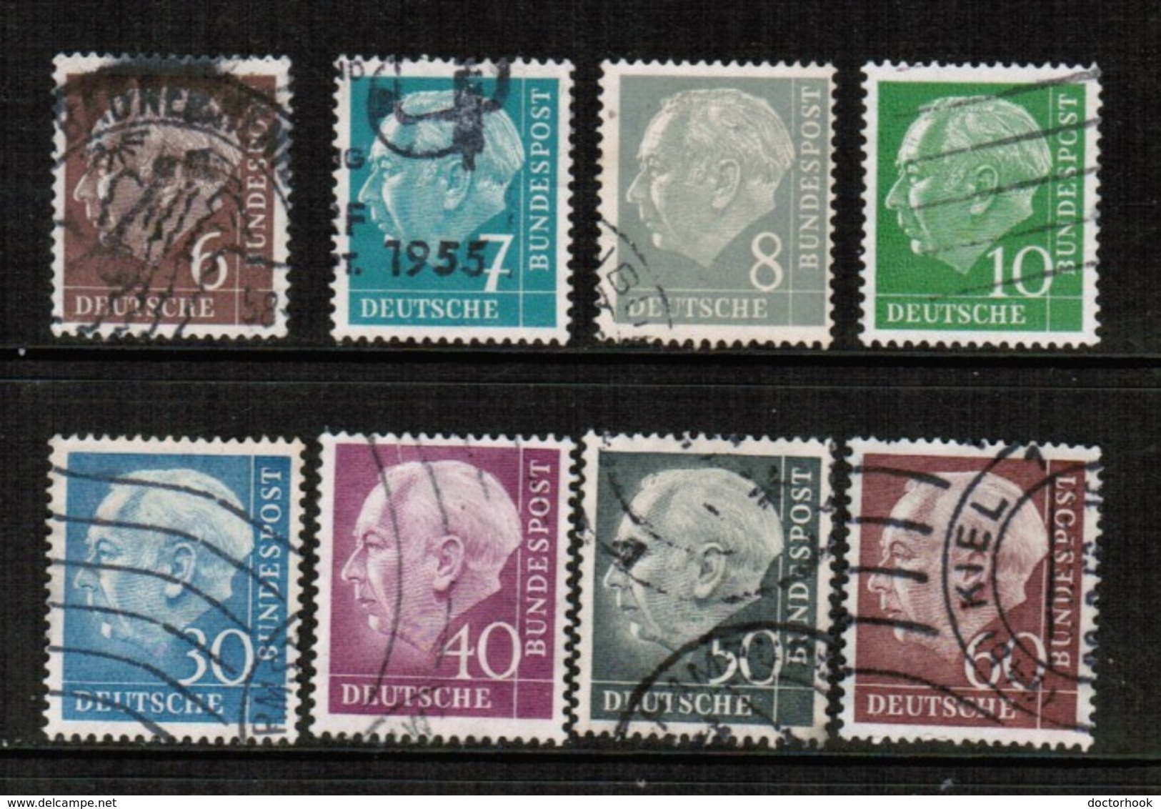 GERMANY  Scott # 702-21 VF USED (Stamp Scan # 458) - Used Stamps