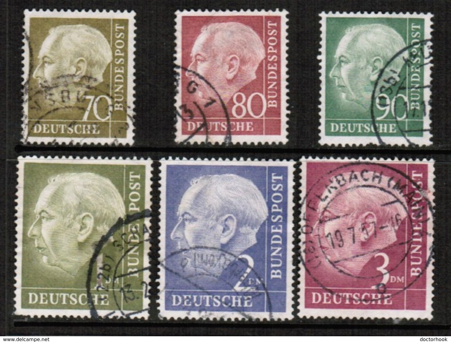 GERMANY  Scott # 702-21 VF USED (Stamp Scan # 458) - Used Stamps