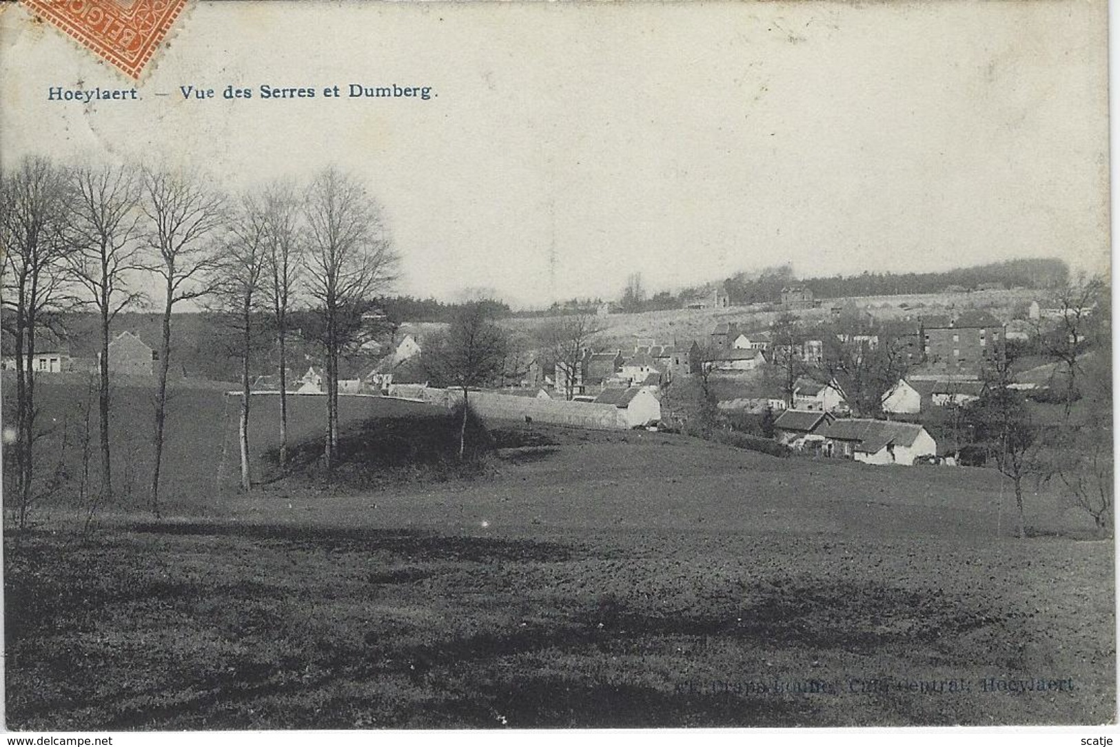 Hoeylaert.   -   Vue Des Serres Et Dumberg.   -   Prachtige Kaart!   1913  Naar   Bruxelles - Hoeilaart