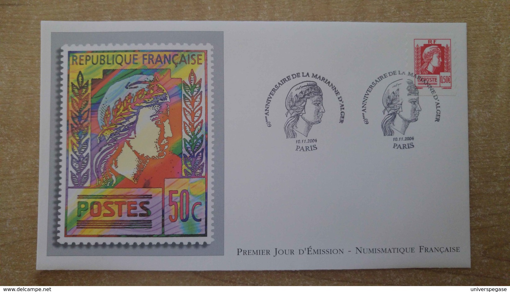 FDC - N°3716 -  Soixantième Anniversaire De La Marianne D'Alger - 2000-2009