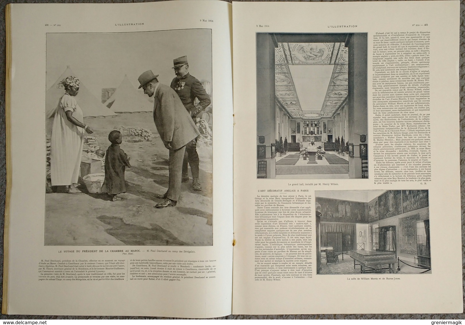 L'Illustration 3715 9 mai 1914 François Joseph/Zapata Vera-Cruz/Expédition polaire Mawson/Entre la Grèce et l'Albanie