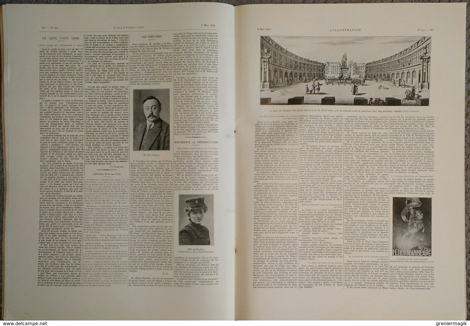 L'Illustration 3715 9 mai 1914 François Joseph/Zapata Vera-Cruz/Expédition polaire Mawson/Entre la Grèce et l'Albanie