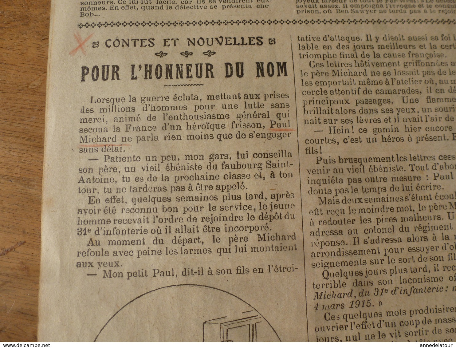 1921  LES BELLES IMAGES:Pour L'honneur Du Soldat Paul Michard Du 31e D'Infanterie Fusillé Au Hasard Pour L'exemple;etc - Autre Magazines