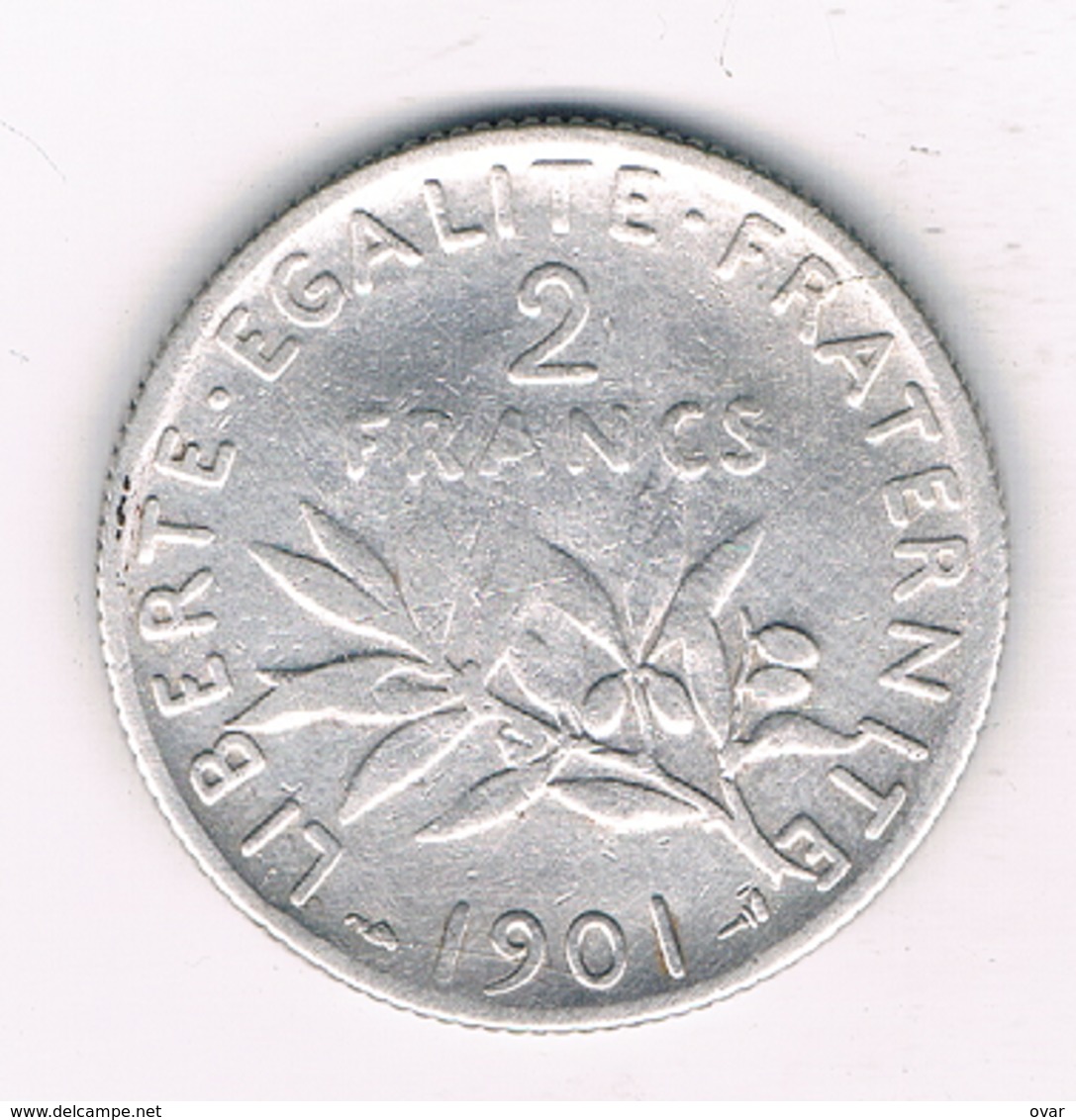 2 FRANC 1901 FRANKRIJK /1585/ - Sonstige & Ohne Zuordnung