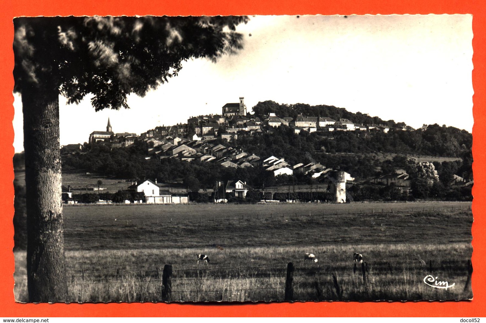 CPSM PF 52 Bourmont " Vue De La Route De Neufchateau " - Bourmont