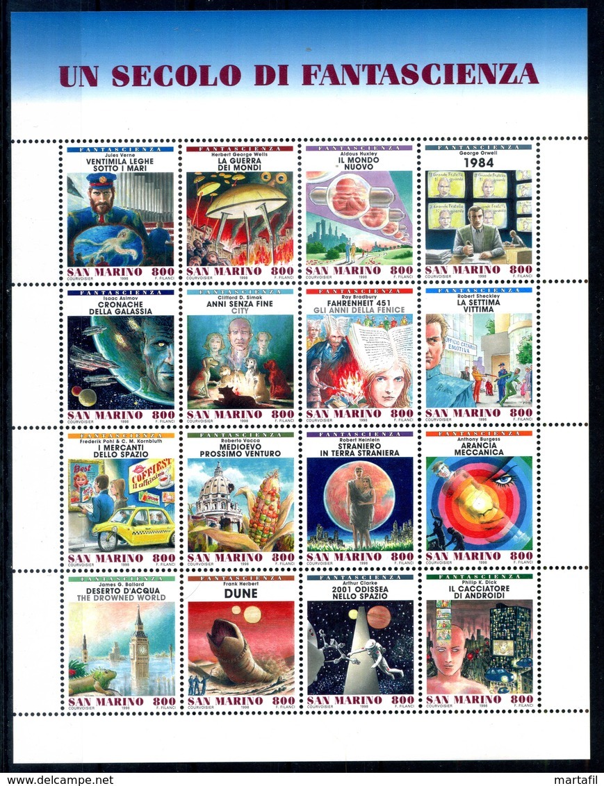 1998 SAN MARINO BF50 MNH** - Blocchi & Foglietti