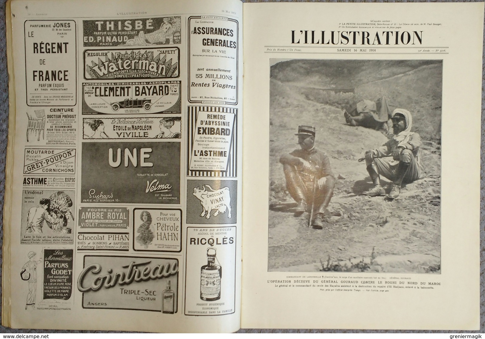 L'Illustration 3716 16 Mai 1914 Empire Africain De La France Taza Borkou Biskra-Touggourt/Vera-Cruz/Sacha Guitry/Maroc - L'Illustration