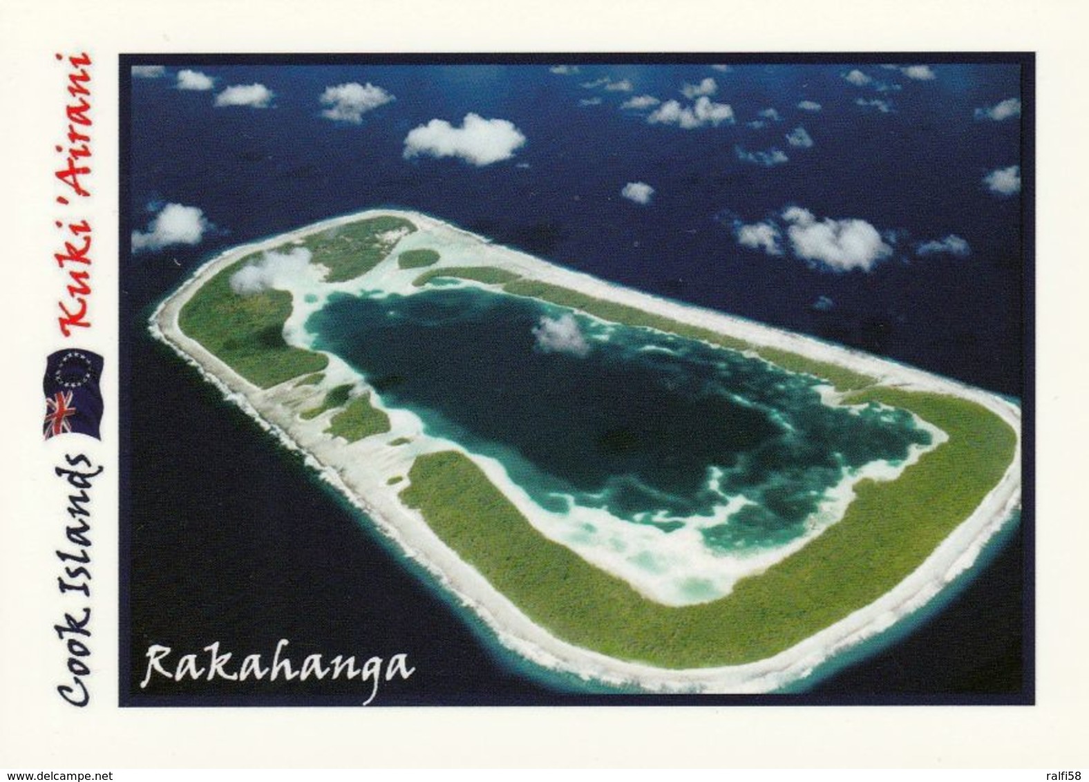 1 AK Cook Islands * Blick Auf Das Atoll Rakahanga (auch Gente Hermosa) - Luftbildaufnahme * - Cook