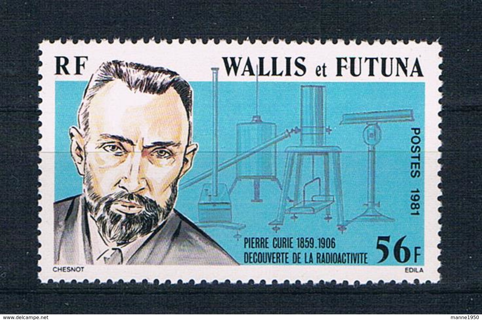 Wallis Und Futuna 1981 Nobelpreis Mi.Nr. 389 ** - Unused Stamps