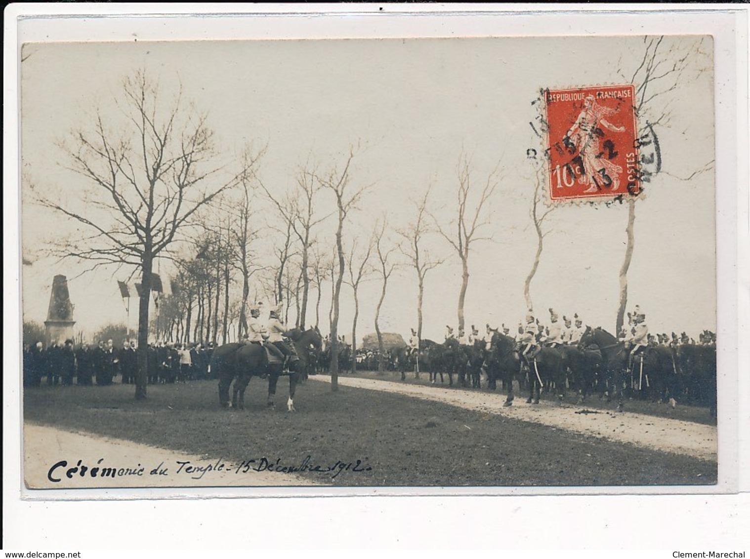 VENDOME : Ceremonie Du Temple 15 Decembre 1912, Militaires - Tres Bon Etat - Vendome