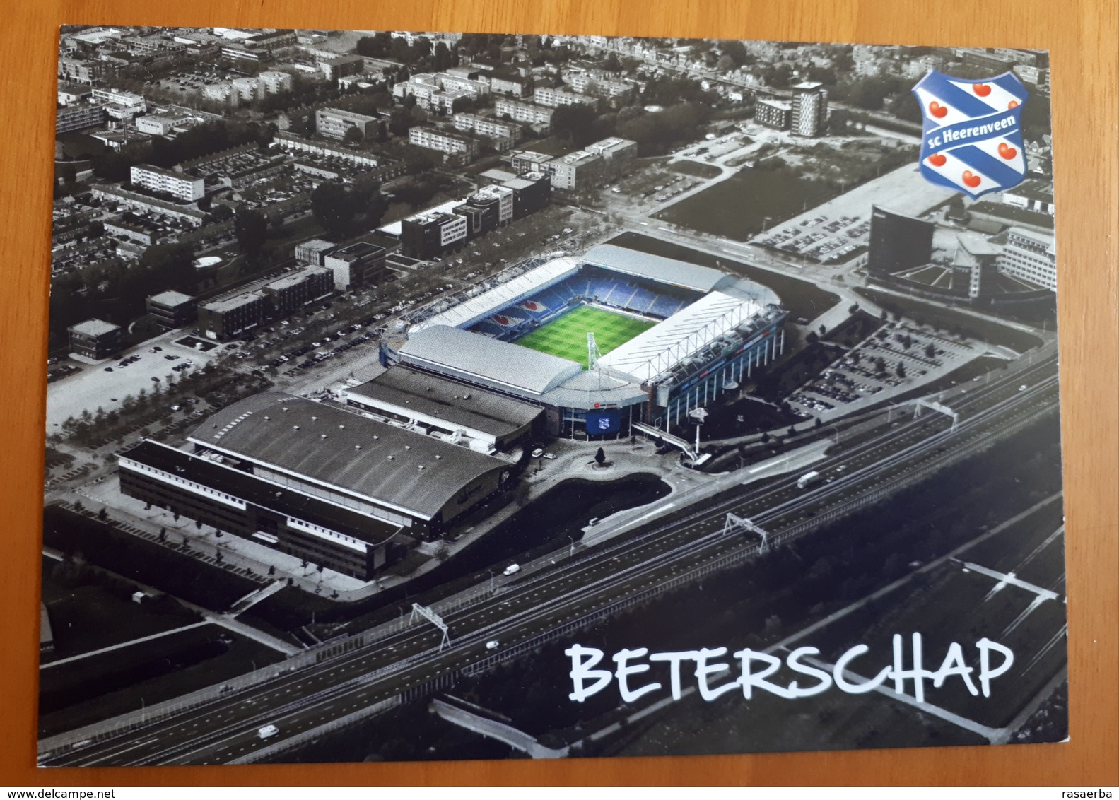 Heerenveen Abe Lenstra SC Cartolina Stadio Postcard Stadion AK Carte Postale Stade Estadio Stadium - Calcio