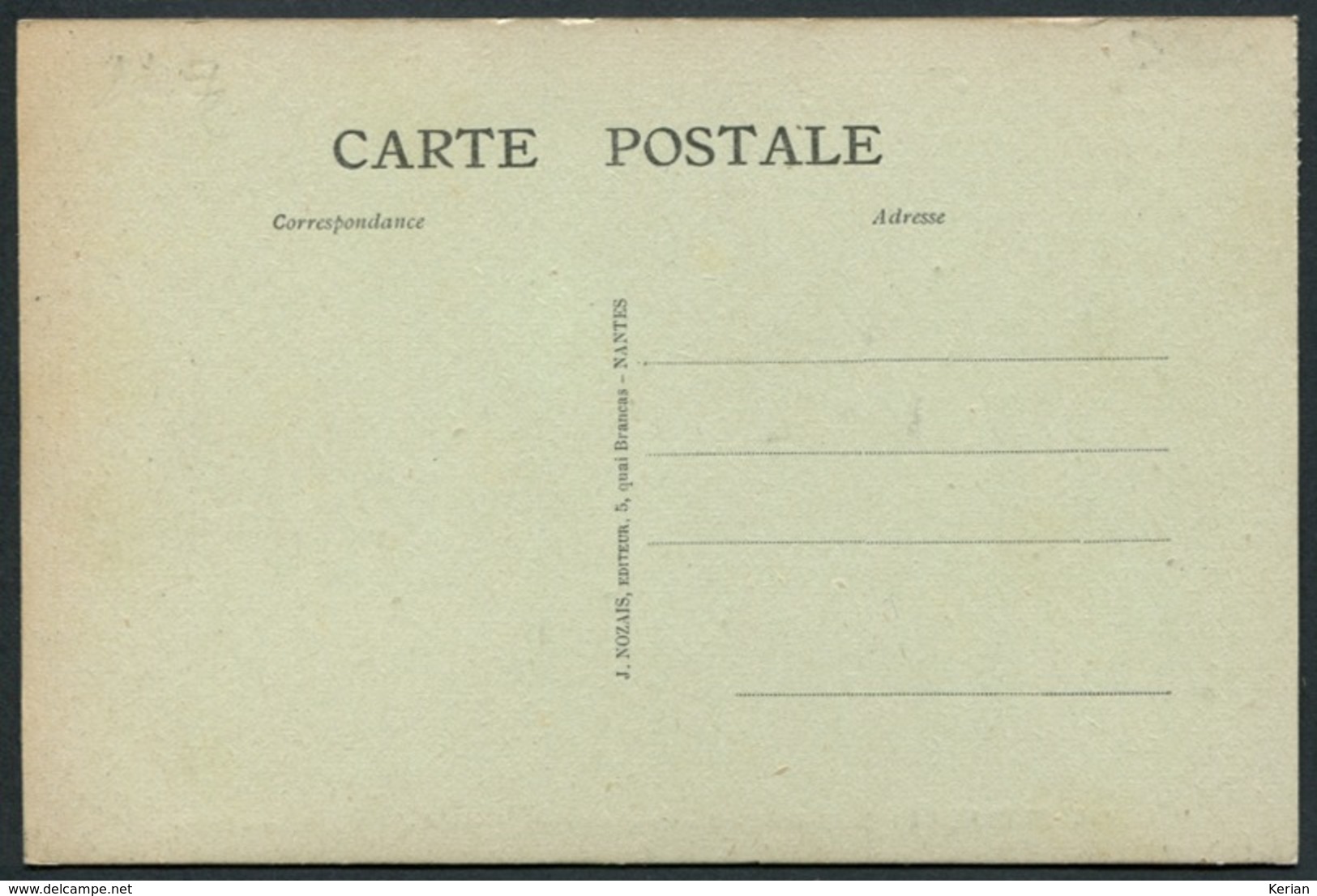 Préfailles - La Grande Rue - A Gauche, Hôtel Sainte-Marie - 115 J. Nozais éditeur - Voir 2 Scans - Préfailles