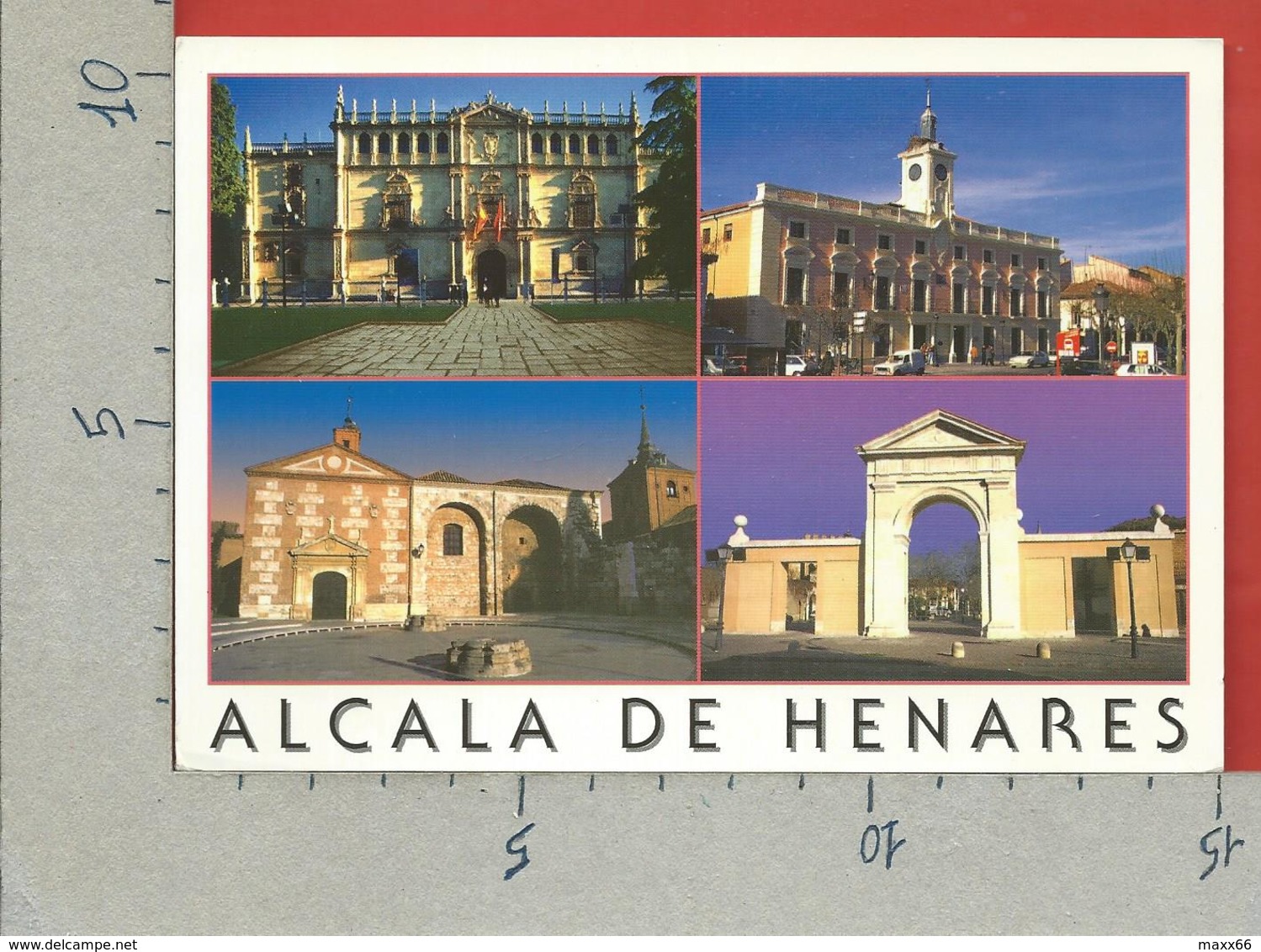 CARTOLINA VG SPAGNA - ALCALA DE HENARES - Vedutine Multivue - 10 X 15 - ANN. 2000 - Madrid