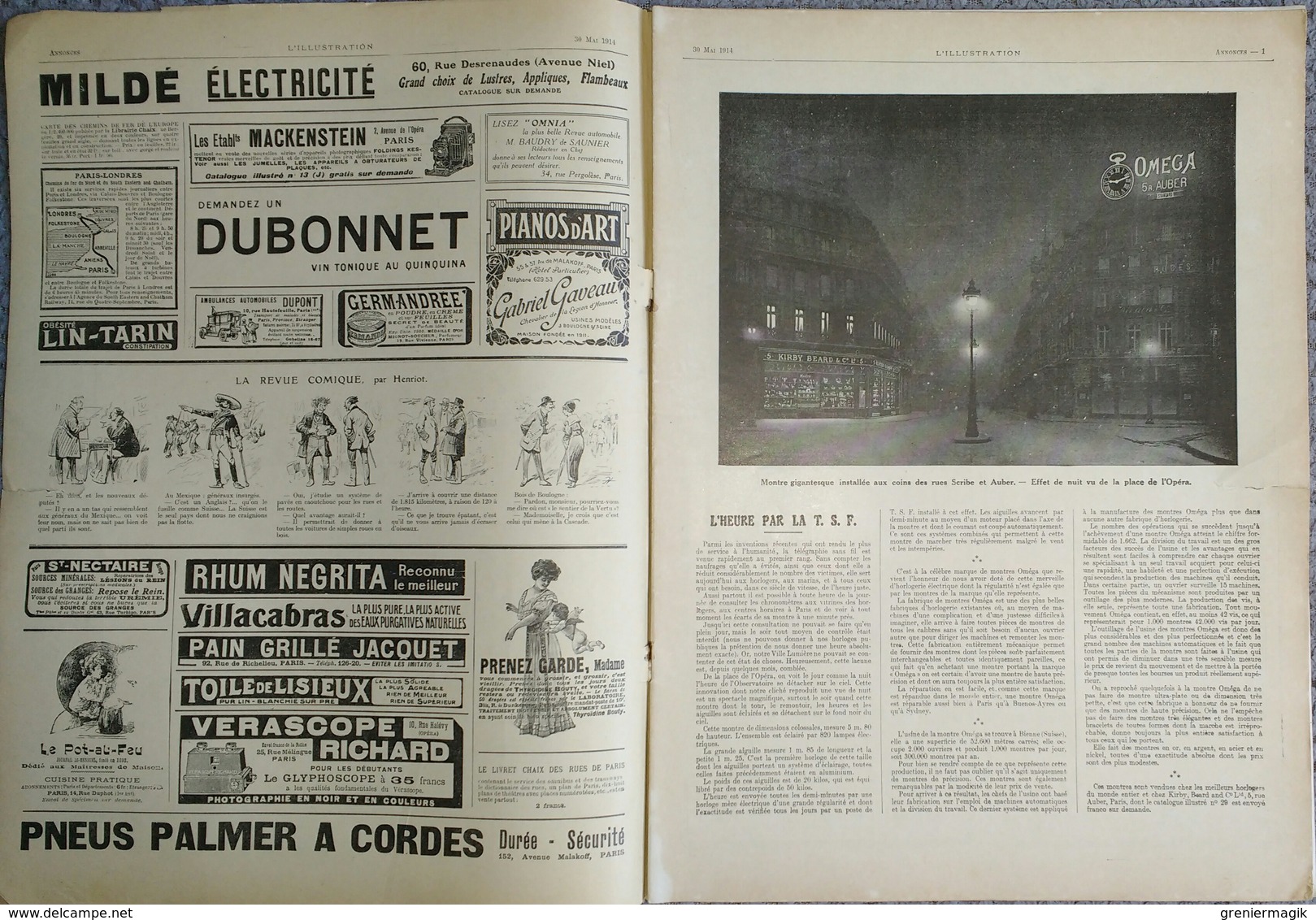 L'Illustration 3718 30 Mai 1914 Lyautey Maroc Taza Rabat/Maurice Barrès/Sculpture Au Salon/Robinne/Poincaré à Lyon - L'Illustration