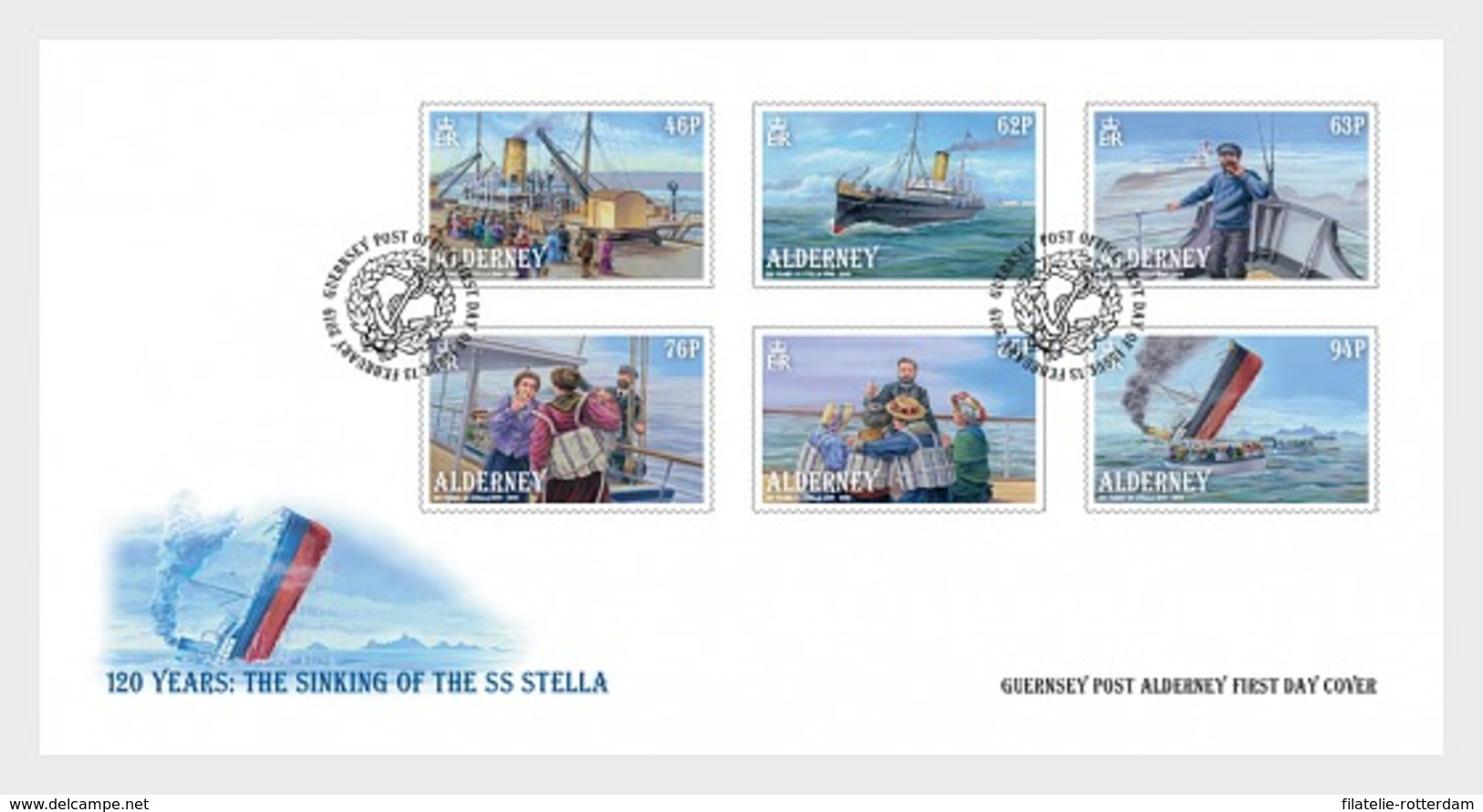 Alderney - Postfris / MNH - FDC 120 Jaar SS Stella 2019 - Alderney