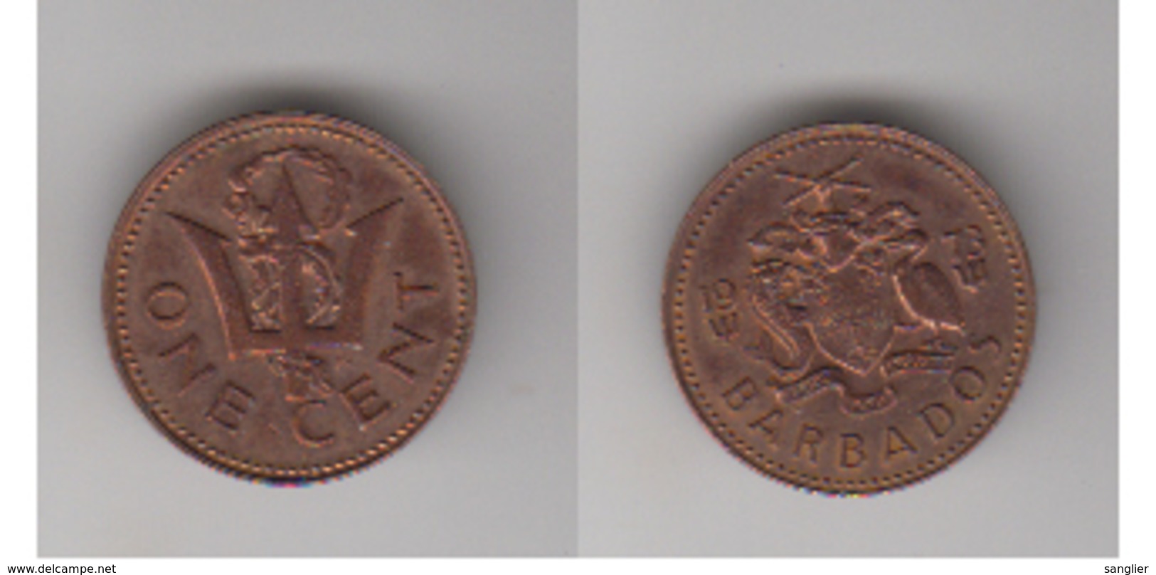 BARBADES - ONE CENT 1973 - Barbados