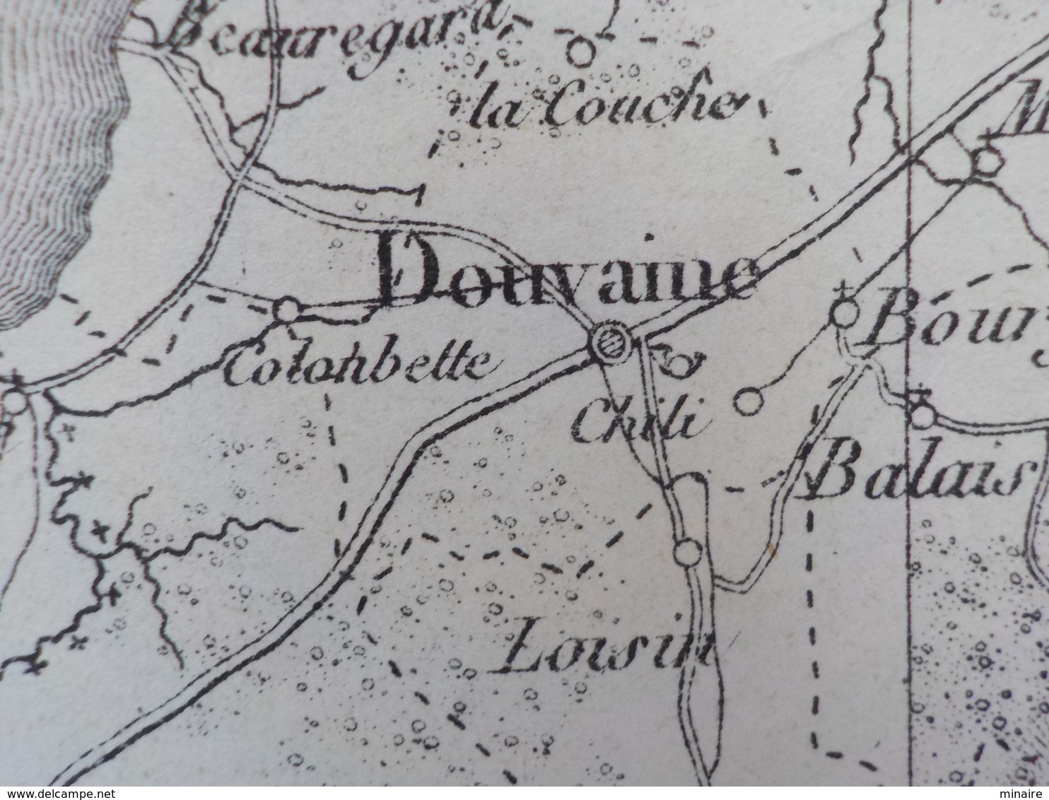 Carte Topog.  1/200 000° Tirage 1886-  Haute Savoie - Genève - Léman - Jura  (dont Annecy, Lausanne,Taninges, Moirans) - Cartes Topographiques