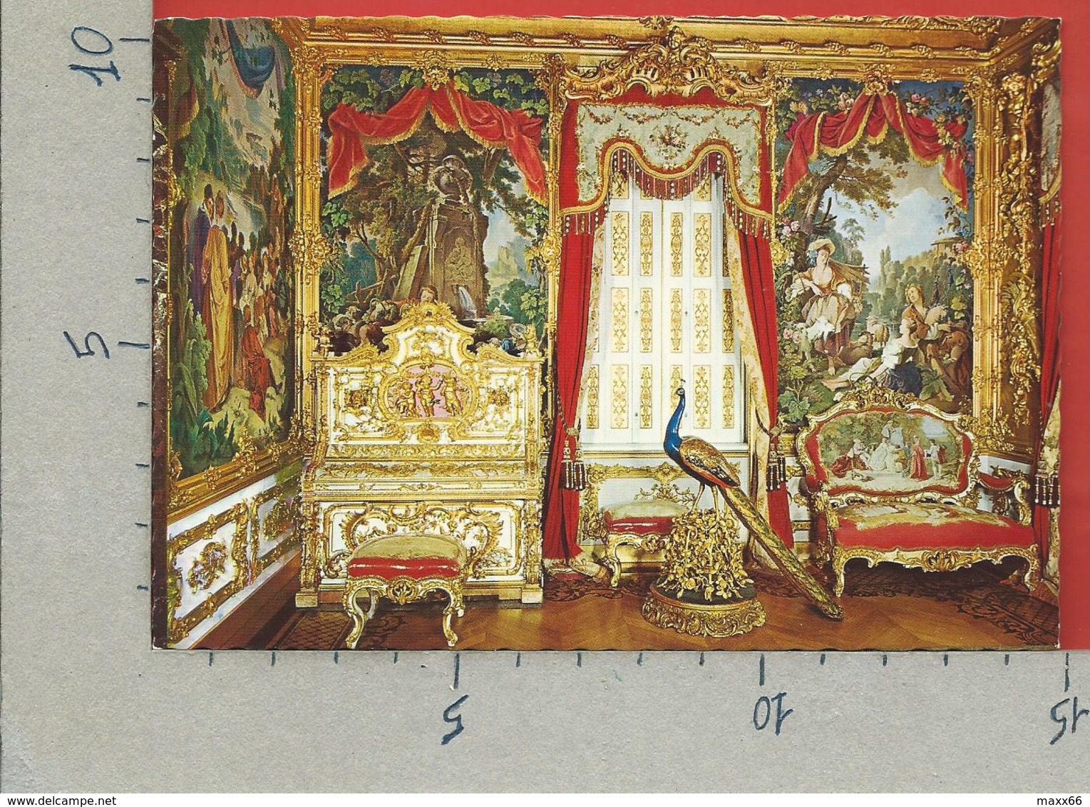 CARTOLINA NV GERMANIA - Schloss Linderhof - Westliches Gobelinzimmer - 10 X 15 - Oberammergau