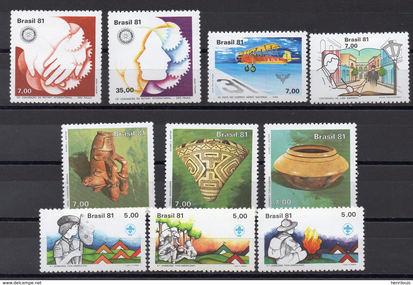 BRESIL    Timbres Neufs ** De 1981 ( Ref 6141 ) - Unused Stamps