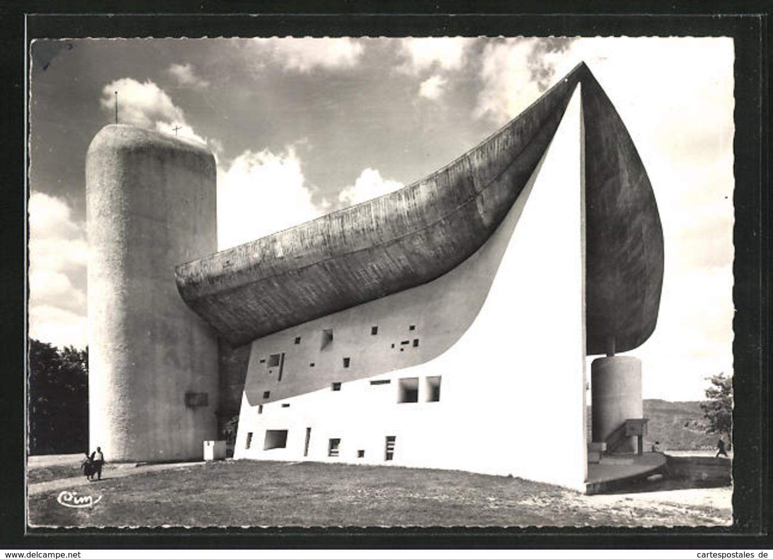 AK Ronchamp, Chapelle Du Notre Dame Du Haut, Bauhaus-Architekt Le Corbusier - Other & Unclassified