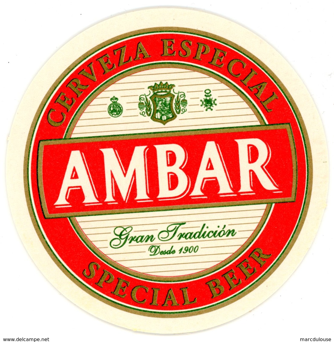 Espana. Ambar. Cerveza Especial. Special Beer. Gran Tradicion Desde 1900. Spain. Espagne. Spanje. - Sous-bocks