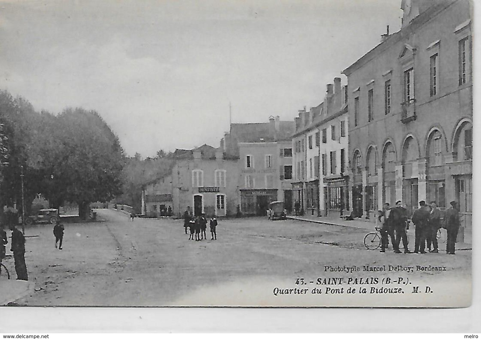 CPA - Saint-Palais - Quartier Du Pont De La Bidouze. - Saint Palais