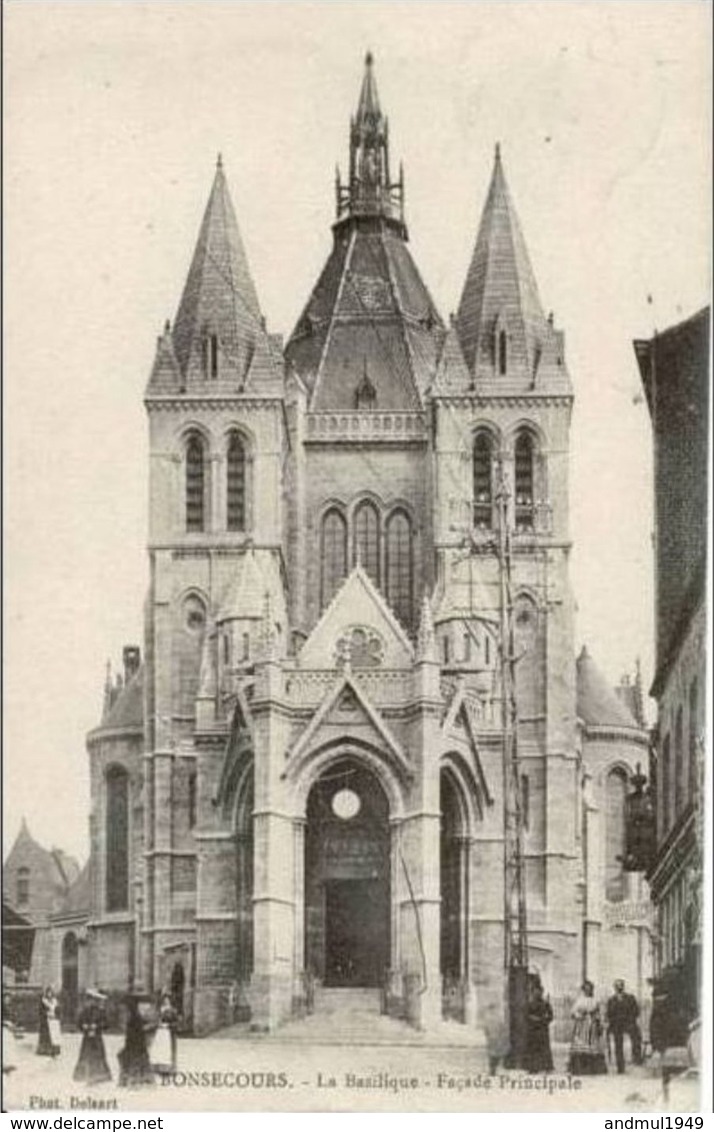 BONSECOURS - La Basilique - Façade Principale - Animée - Carte Précurseur - Oblitération De 1912 - Péruwelz