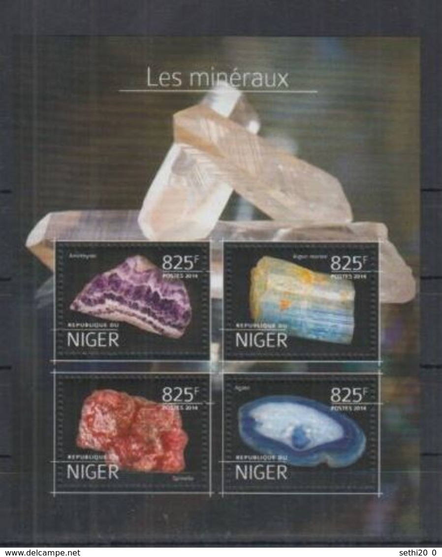 Niger 2014 Minerals Minéraux   MNH - Minerals