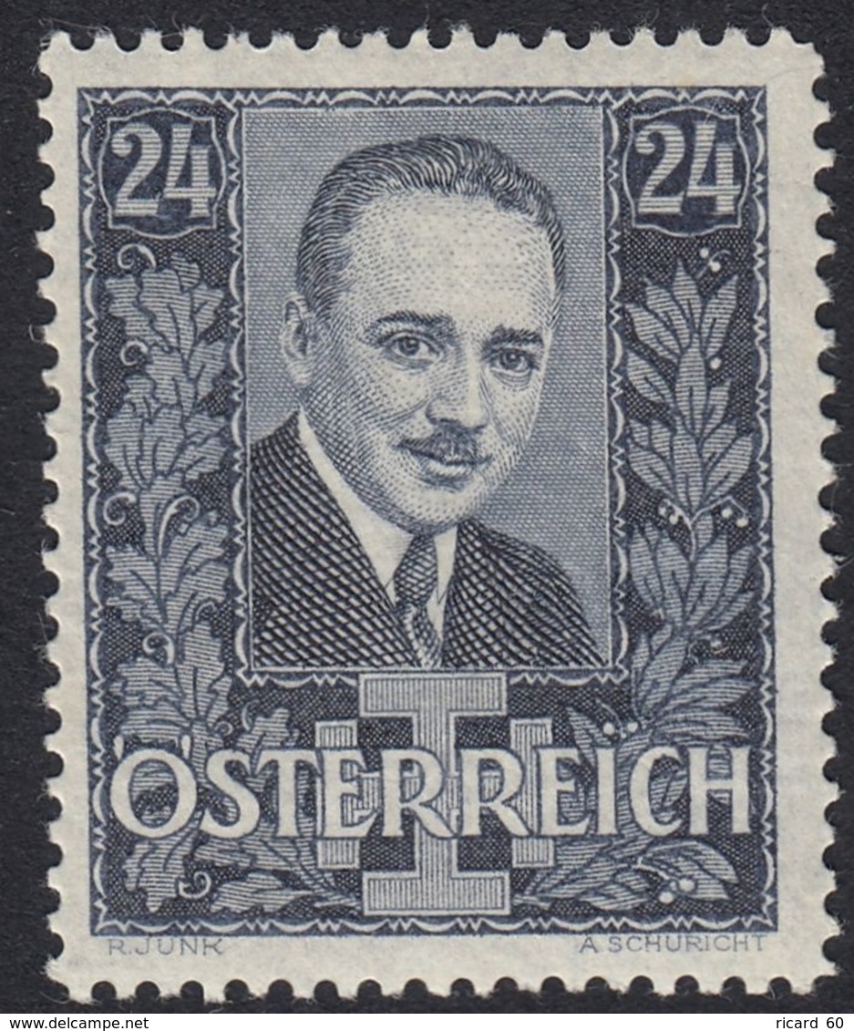 Timbres Neufs** D'autriche, N°459 Yt, Chancelier Engelbert Dollfuss - Neufs