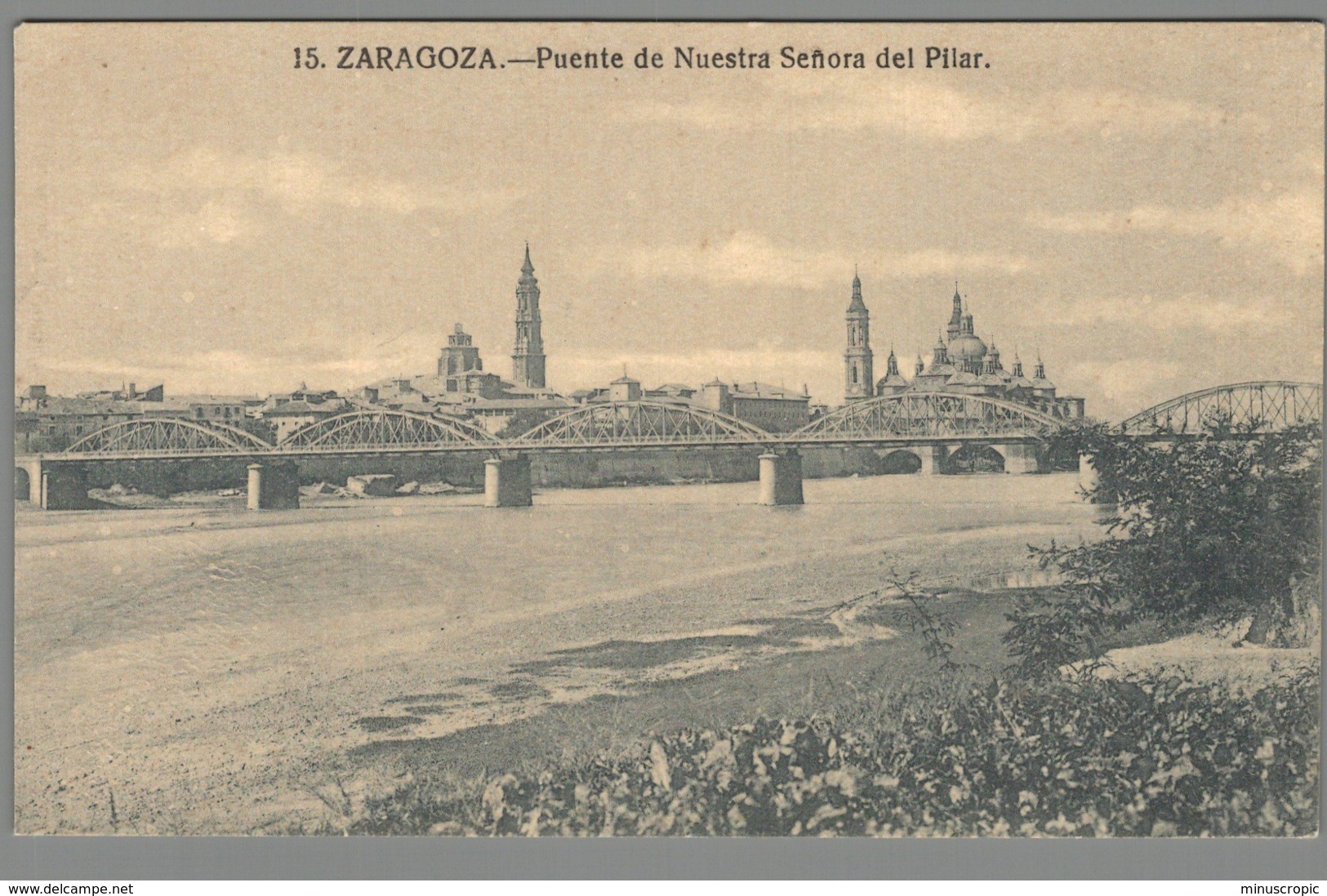 CPA Espagne - Zaragoza - Puente De Nuestra Senora Del Pilar - Zaragoza