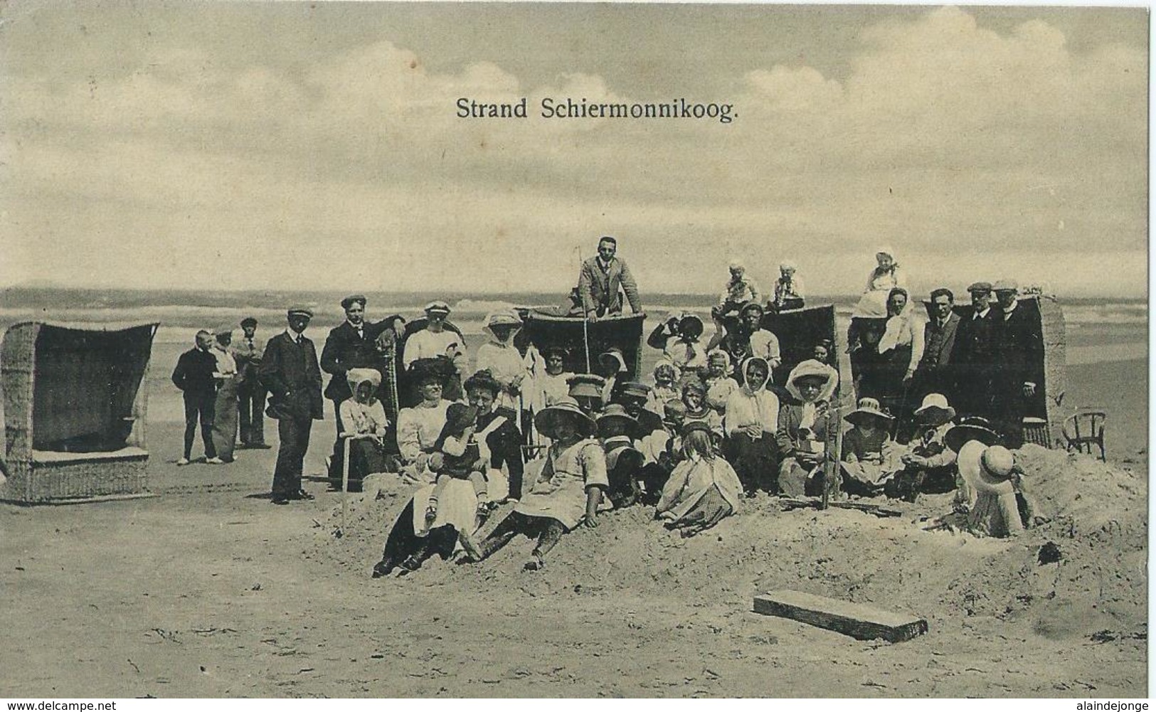 Schiermonnikoog - Strand Schiermonnikoog - Uitgave Firma Zeillinga - 1912 - Schiermonnikoog