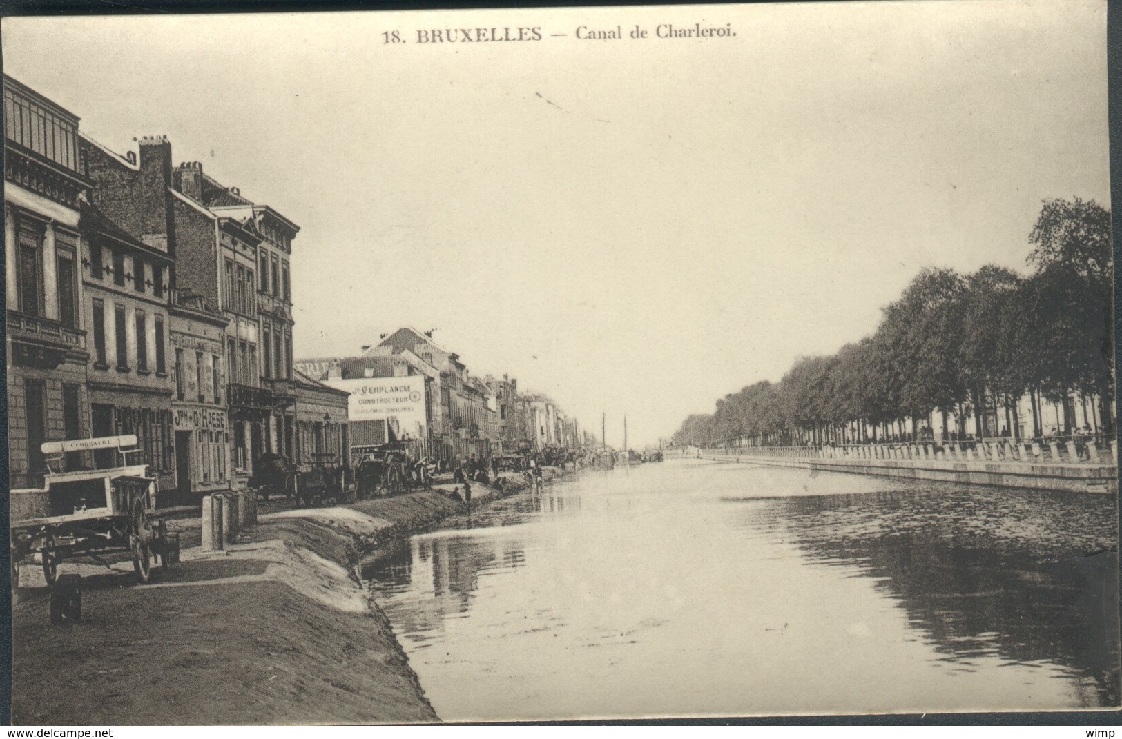 BRUXELLES :  Canal De Charleroi  Et L'Allée Verte - Monuments, édifices