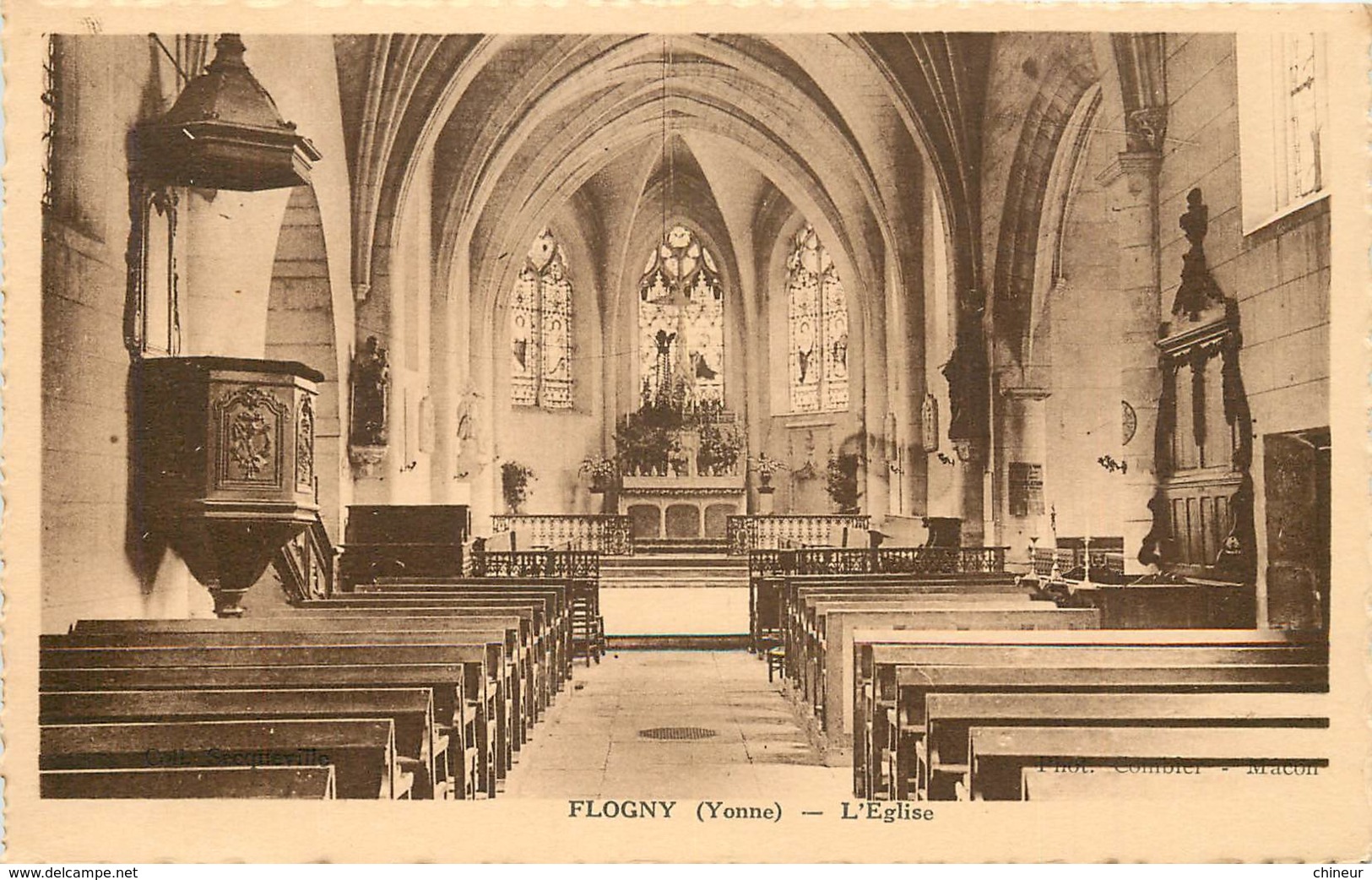 FLOGNY L'EGLISE INTERIEUR - Flogny La Chapelle