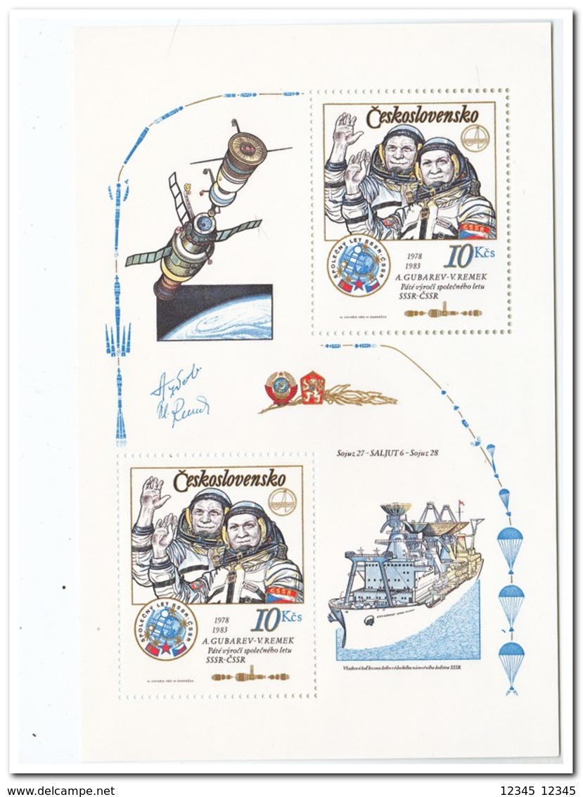 Tsjechoslowakije 1983, Postfris MNH, Inter Cosmos Programm - Unused Stamps