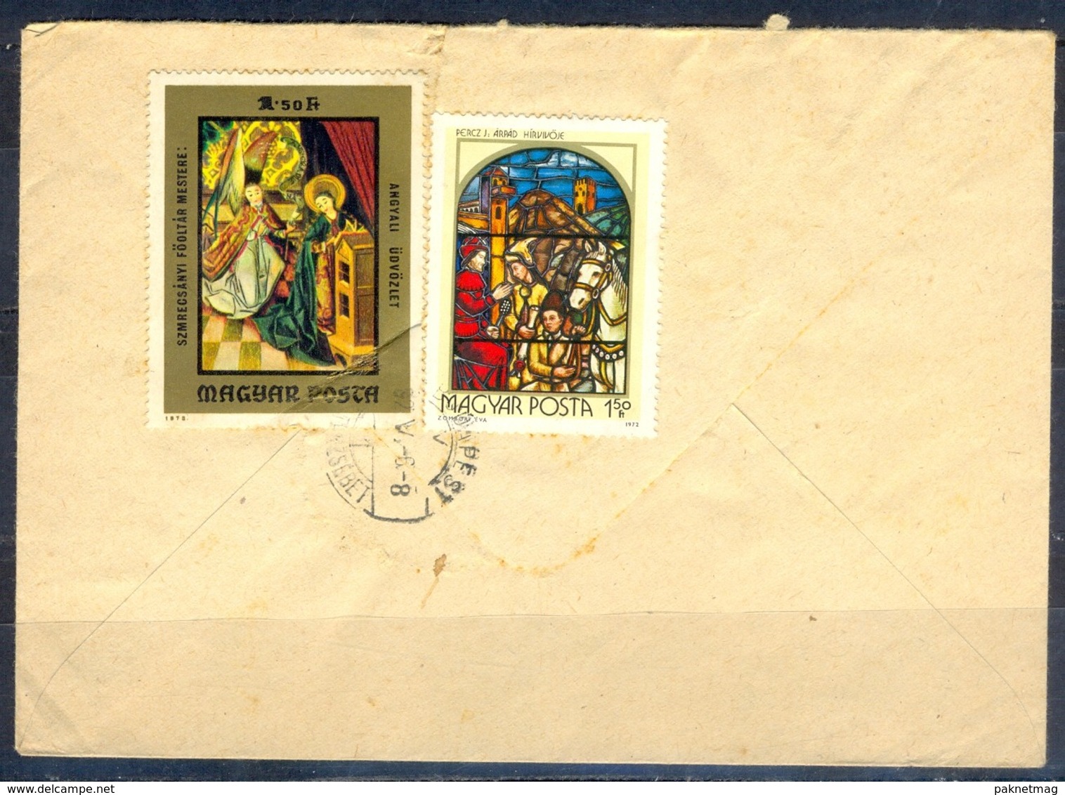 K267- Postal Used Cover. Post From Magyer Hungary To Pakistan. Butterfly. Sports. Soccer. Flag. - Other & Unclassified